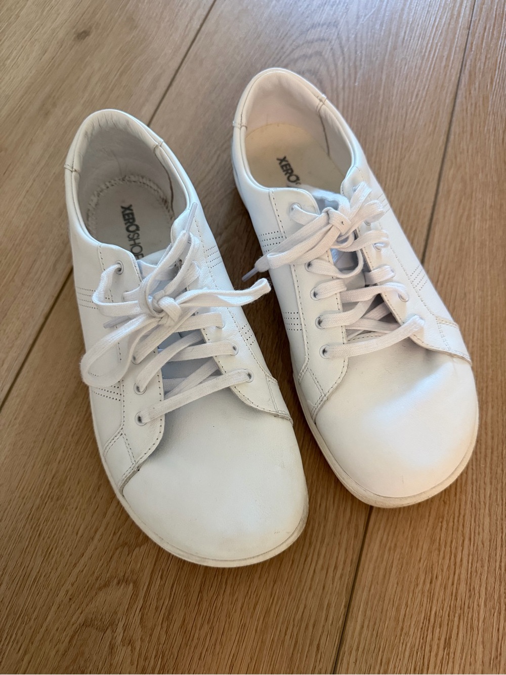 Xero Shoes Dillon White Leather Shoes